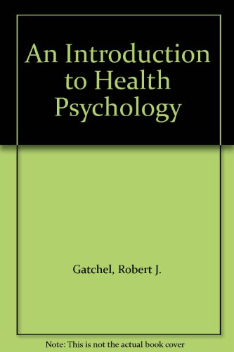 Book An Introduction to Health Psychology free
