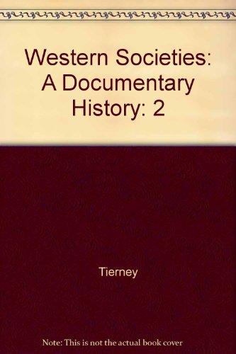Book Western Societies: A Documentary History Vol. II free