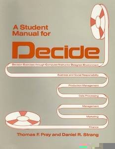 Book Decide: Student Manual (Business Division) free