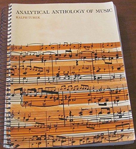 Book Analytical Anthology of Music free