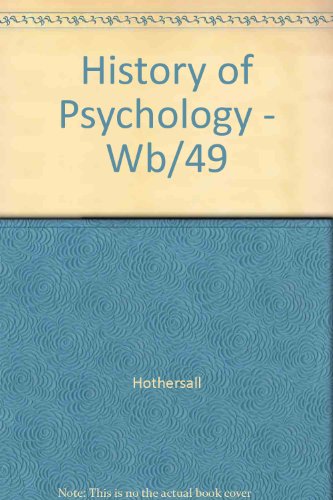Book History Of Psychology free