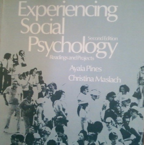 Book Experiencing Social Psychology: Readings And Projects free