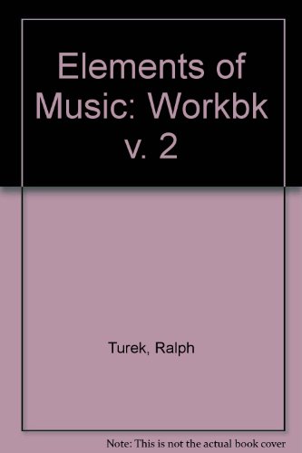 Book The Elements of Music: Concepts and Applications, Vol. 1 free