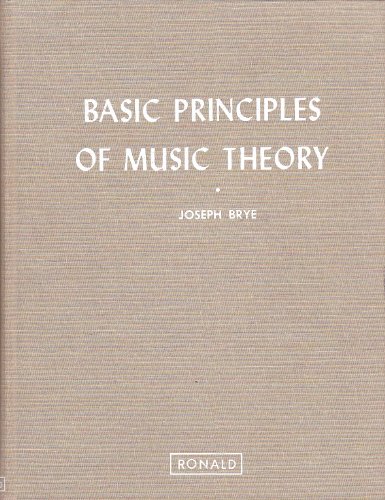 Book Basic Principles Of Music Theory free