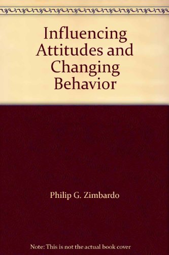 Book Influencing Attitudes And Changing Behavior free