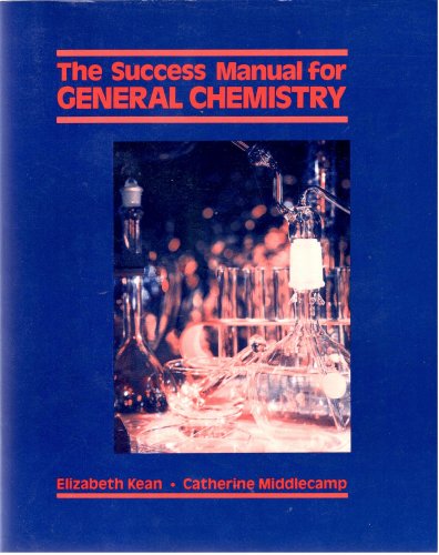 Book A Success Manual For General Chemistry free
