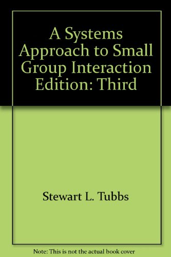 Book A Systems Approach To Small Group Interaction free