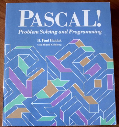 Book Pascal: Problem Solving And Programming free