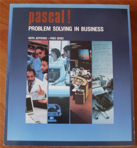 Book Pascal Problem Solving In Business free