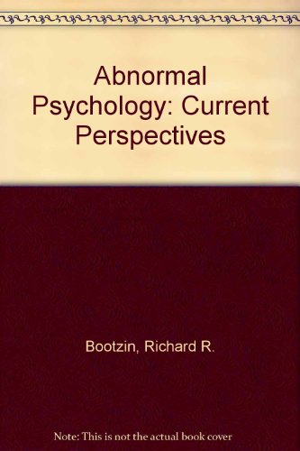 Book Abnormal Psychology: Text and Casebook free