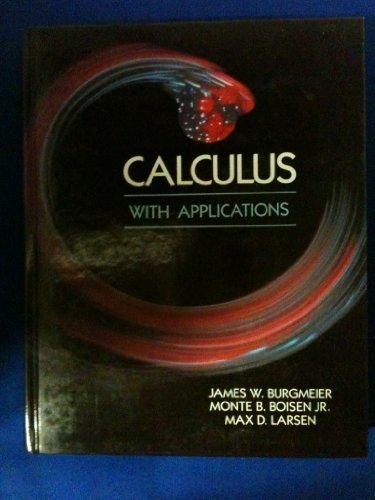 Book Calculus With Applications free
