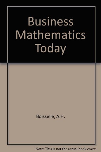 Book Business Mathematics Today free