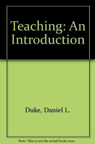 Book Teaching: An Introduction free