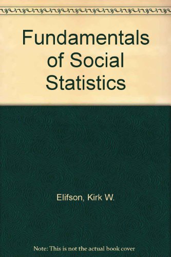 Book Fundamentals of Social Statistics free