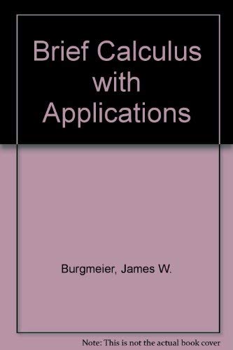 Book Brief Calculus With Applications free