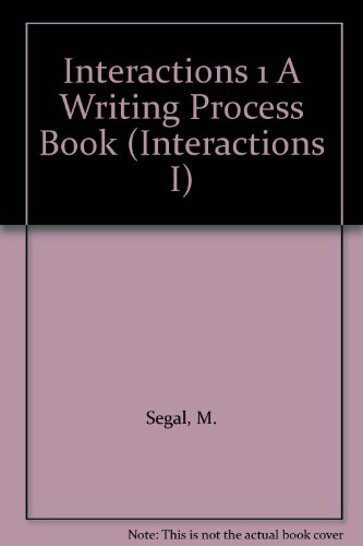 Book Interactions 1 A Writing Process Book (Interactions I) free