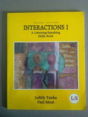 Book Interactions 1 A Listening/Speaking Skills Book free
