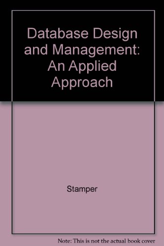Book Database Design and Management: an Applied Approach free