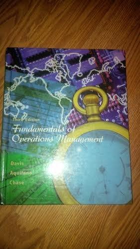 Book Fundamentals of Operations Management (The Irwin/McGraw-Hill Series: Operations & Decision Sciences) free