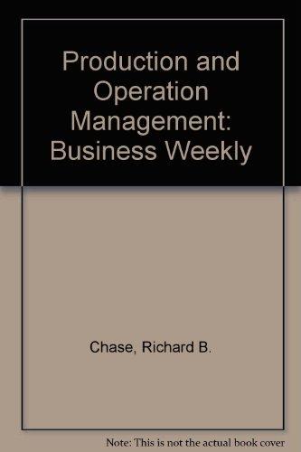 Book Production and Operation Management: Business Weekly free