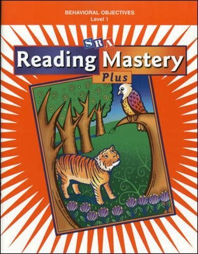 Book Reading Mastery Plus, Level 1: Behavioral Objectives free