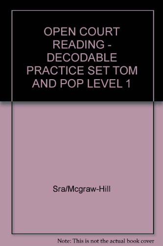 Book Tom And Pop: Decodable Practice Set Level 1 (open Court Reading) free