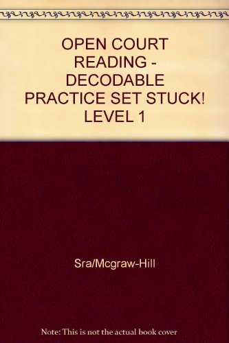 Book Stuck!: Decodable Practice Set Level 1 (open Court Reading) free