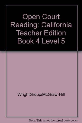 Book Open Court Reading: California Teacher Edition Book 4 Level 5 free