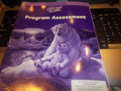 Book Open Court Reading - Program Assessment Annotated Teacher Edition - Grade 4 free