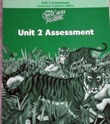 Book Open Court Reading: Unit 1 Assessment Annotated Teacher Edition Level 2 by WrightGroup/McGraw-Hill (2001-05-03) free