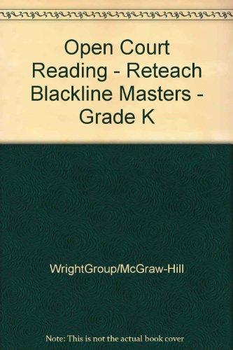 Book Open Court Reading - Reteach Blackline Masters - Grade K free