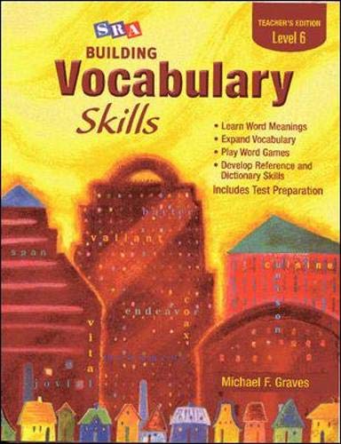 Book SRA Building Vocabulary Skills Teacher's Edition Level 6 free
