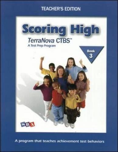 Book Scoring High On Terra Nova: Teacher Edition Grade 3 free