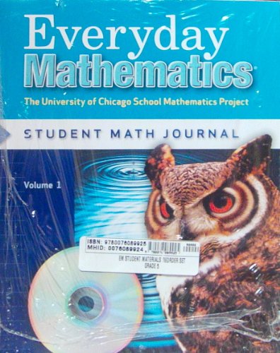 Book Everyday Mathematics, Grade 5, Student Materials Set (Journals 1, 2, Student Reference Book, & Geometry Template) free