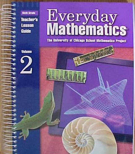 Book Everyday Mathematics Sixth Grade Teacher's Lesson Guide (Volume 2) free