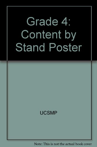 Book Grade 4: Content By Stand Poster free