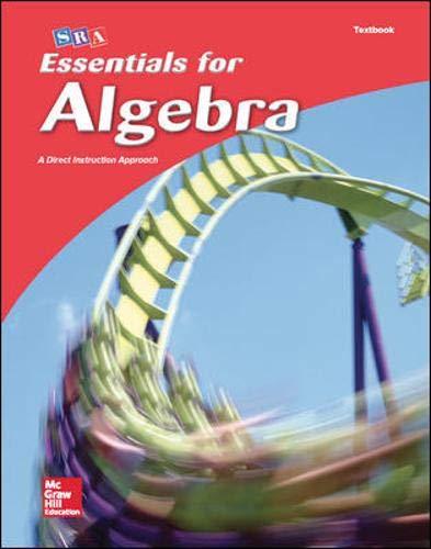 Book SRA Essentials For Algebra; A Direct Instruction Approach free