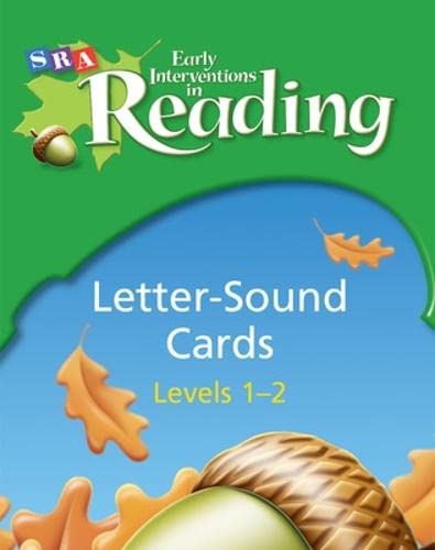 Book Early Interventions in Reading Level 1-2, Letter Sound Cards (SRA EARLY INTERVENTIONS IN READING) free