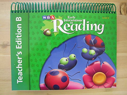 Book SRA Early Interventions in Reading Teacher's Edition B Level 2 (SRA Early Interventions in Reading, Level B) free