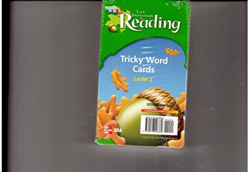 Book Early Interventions in Reading Level 2, Tricky Word Cards (Pkg. of 50) (SRA EARLY INTERVENTIONS IN READING) free
