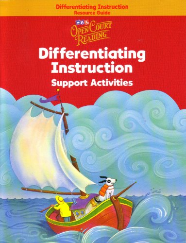 Book Differentiating Instruction Support Activities Level K (open Court Reading, Resource Guide) free