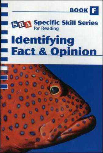 Book Specific Skill Series for Reading, Identifying Fact & Opinion, Book F (SPECIFIC SKILLS SERIES) free