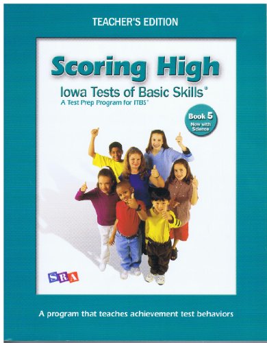 Book Scoring High lowa Tests of Basic Skills Book 5 Teacher's Edition free