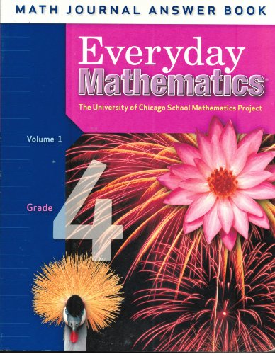 Book Everyday Mathematics: Grade 4, Math Journal Answer Book, Vol. 1 free