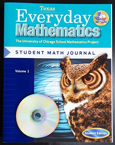 Book Everyday Math (Texas) Student Math Journal Grade 5 (The University of Chicago School Mathematics Project: Student Edition, Volume 1) free