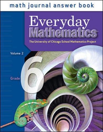 Book Everyday Mathematics: Math Journal Answer Book, Grade 6, Vol. 2 free