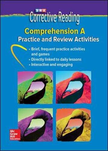 Book Corrective Reading Comprehension Level A, Student Practice CD Package (CORRECTIVE READING DECODING SERIES) free