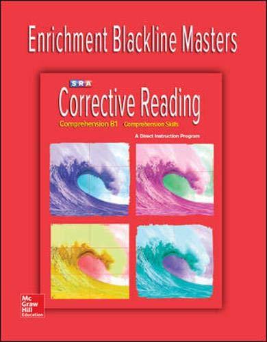 Book Corrective Reading Comprehension B1: Enrichment Blackline Masters free