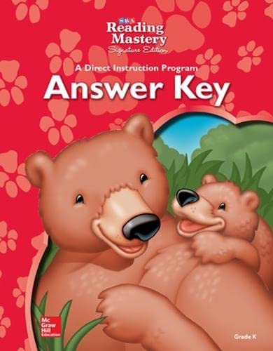 Book Reading Mastery Language Answer Key - Grade K free