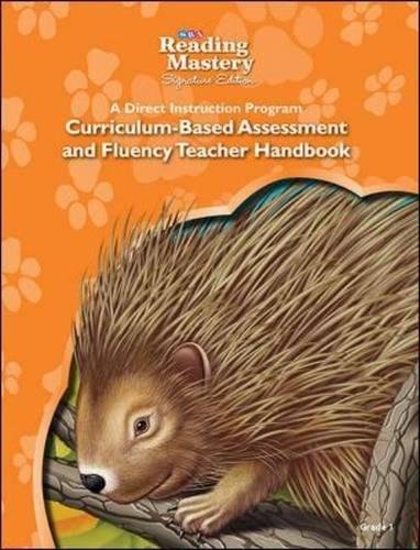 Book Reading Mastery Reading/Literature Strand Grade 1, Assessment & Fluency Teacher Handbook (READING MASTERY LEVEL VI) free